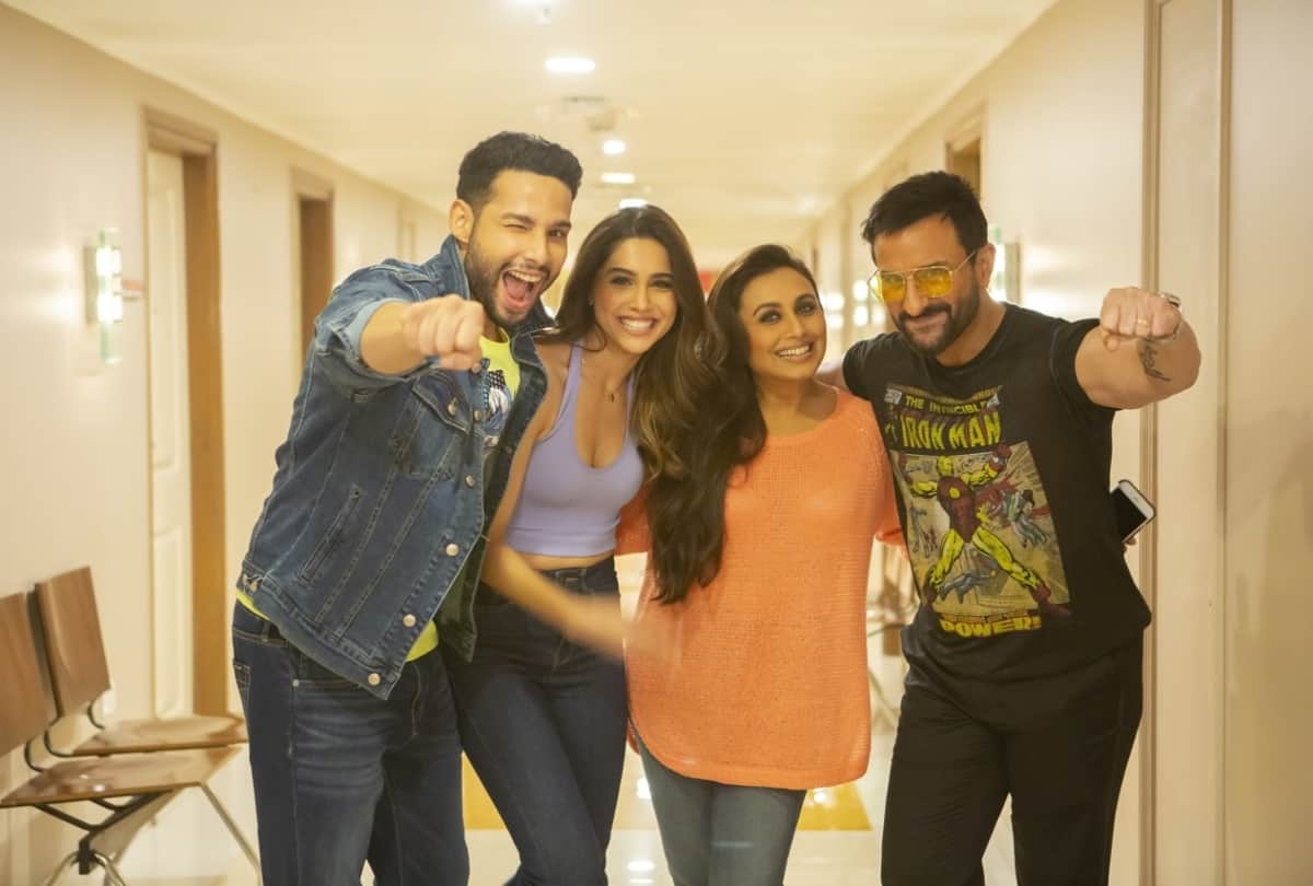 Bunty Aur Babli 2 Sharvari showed up wearing a bikini and Siddhant said benefited from being born in Ballia