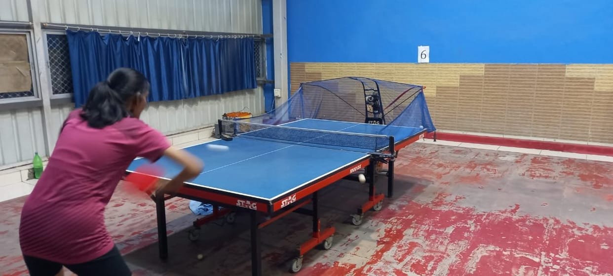 Aligarh: Players will learn the tricks of table tennis from robots