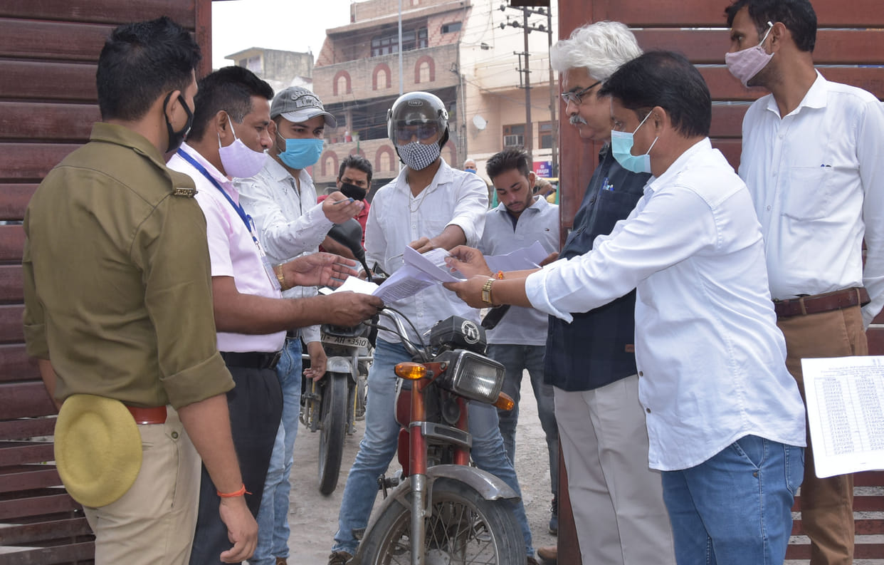 40.06 percent candidates gave two shift exam