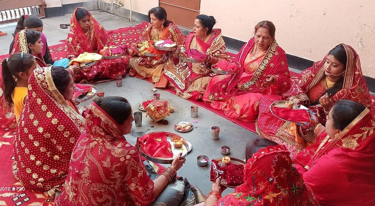 Suhagins wish for husband's long life