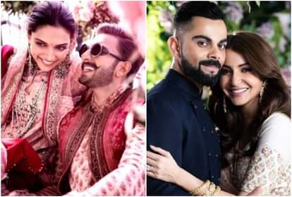 दीपिका पादुकोण, रणवीर सिंह, विराट कोहली अनुष्का शर्मा