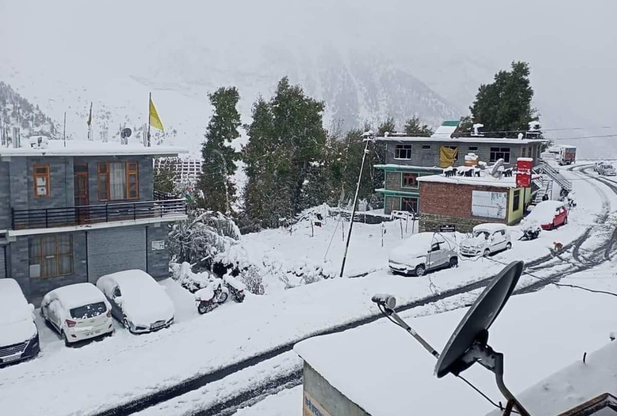 weather update himachal: fresh snowfall in rohtang keylong lahaul rain in shimla kangra hamirpur