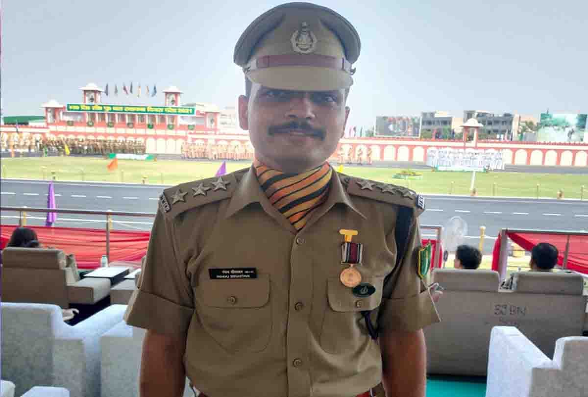 Assistant Commandant Pankaj in ITBP got Police Medal for Gallantry Award