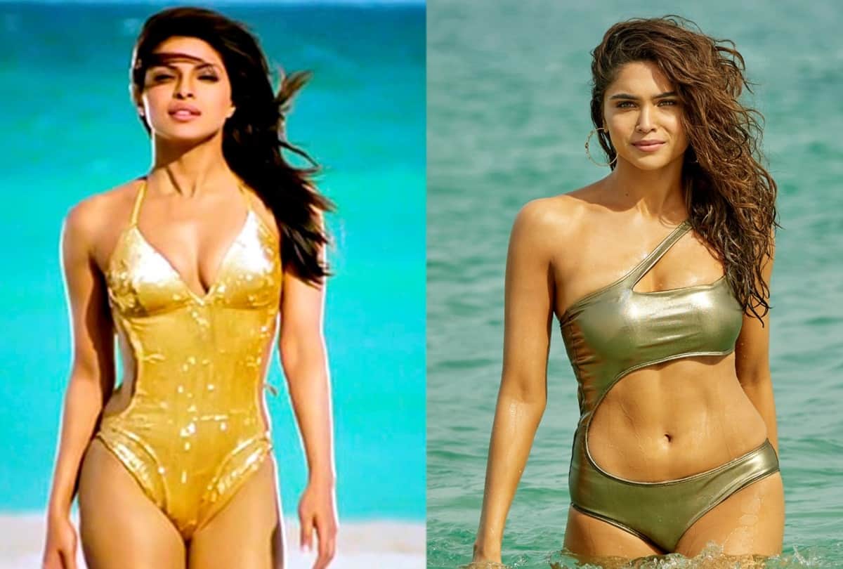 Bunty aur Babli 2 Sharvari wagh radiates hotness in matellic bathing suit talked about her shooting days