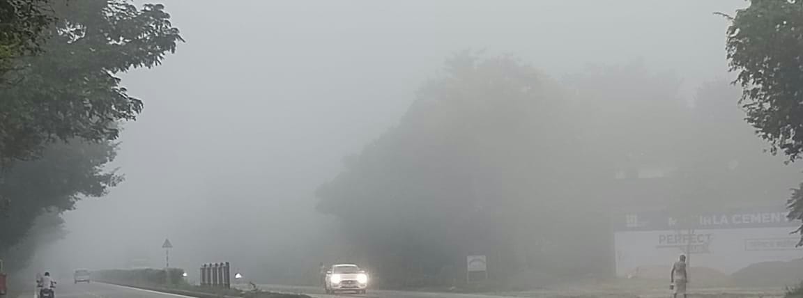 Fog started, visibility decreased, accidents increased