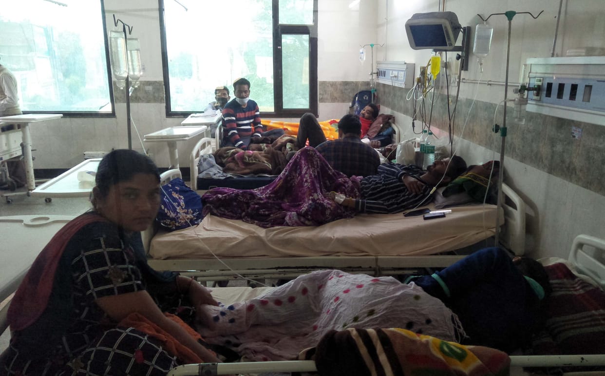 Relief: New case of dengue did not come, patients of increasing fever