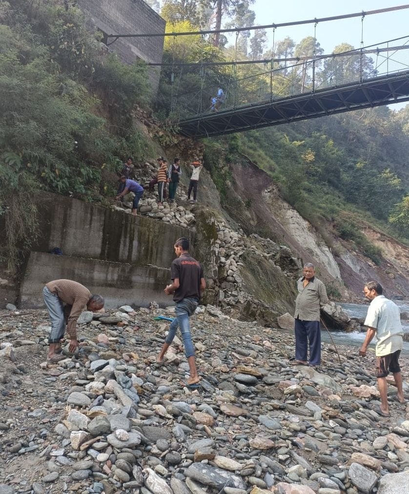 Jaigan Bridge Resoration workes Starts