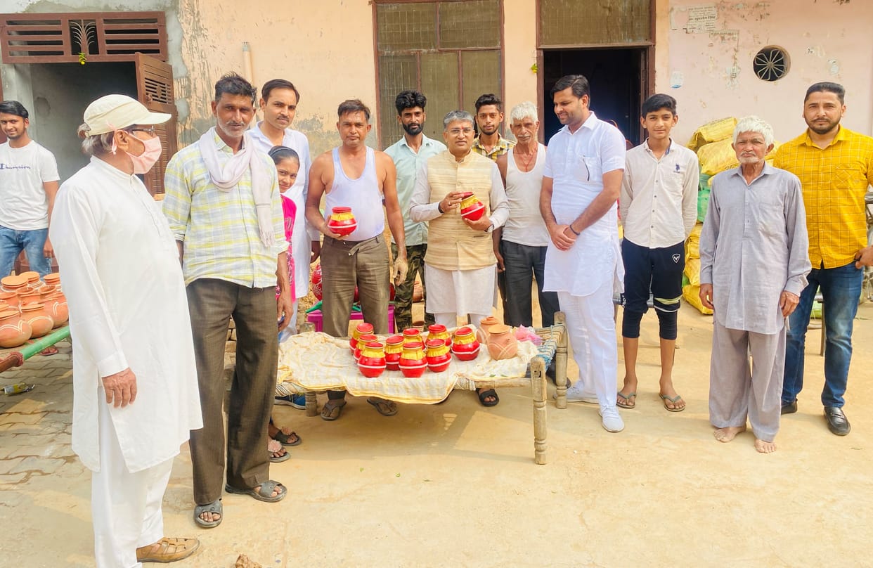 One lakh diyas will be distributed by buying from potters, Yamunanagar