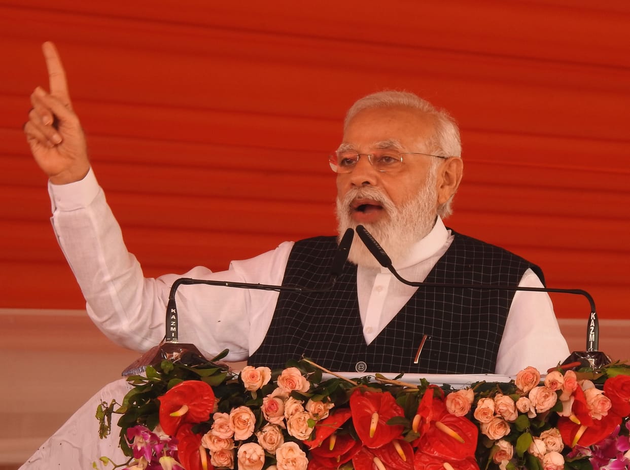 Changes were seen in the attitude of Prime Minister Narendra Modi