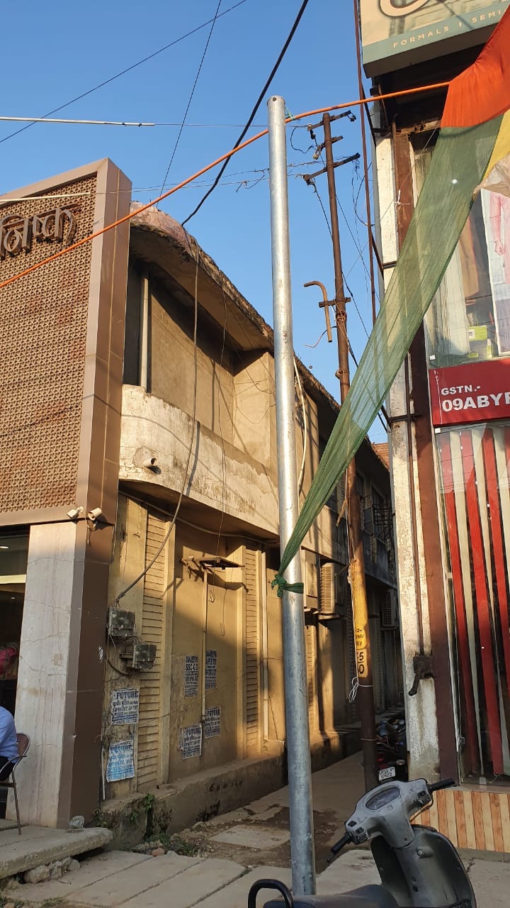 Telecom company buried pillars without permission on Smart Road
