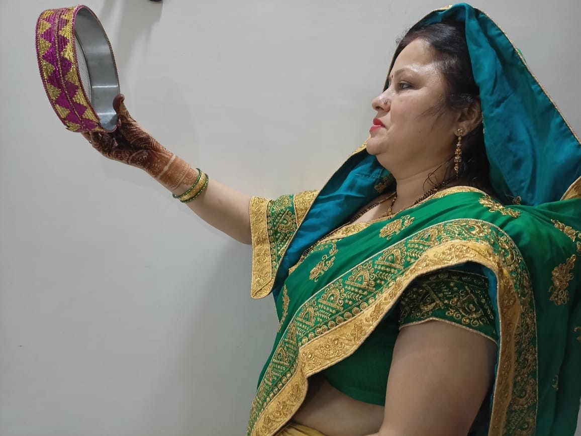 Piya made with a sieve