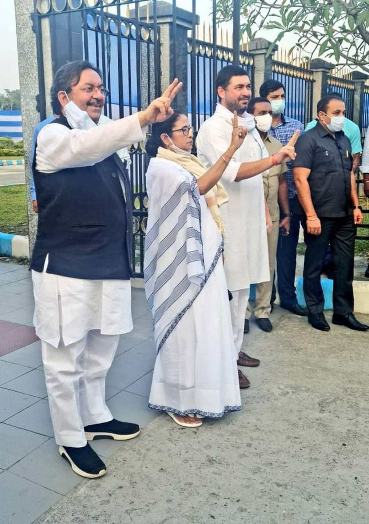 Lalitesh Pati Tripathi and joined Trinamool Congress TMC after left Congress in siliguri