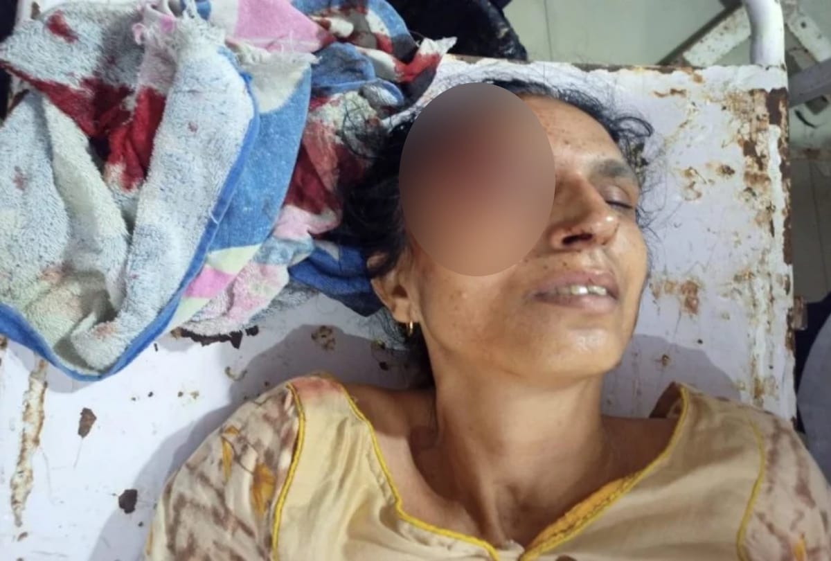 Moradabad Son-in-law shot woman in Majhola admitted to district hospital