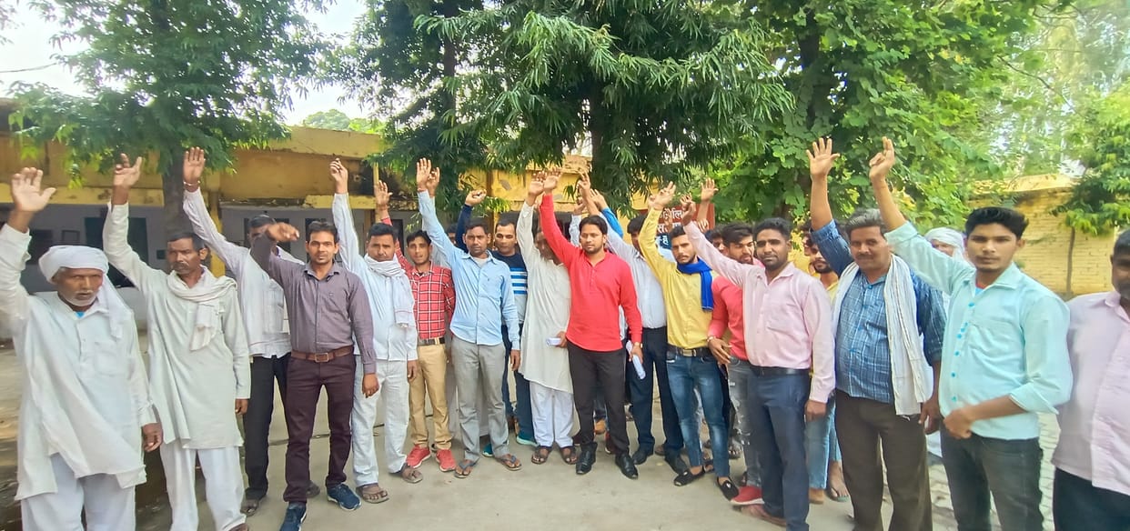 Anger among villagers for breaking Ambedkar's board