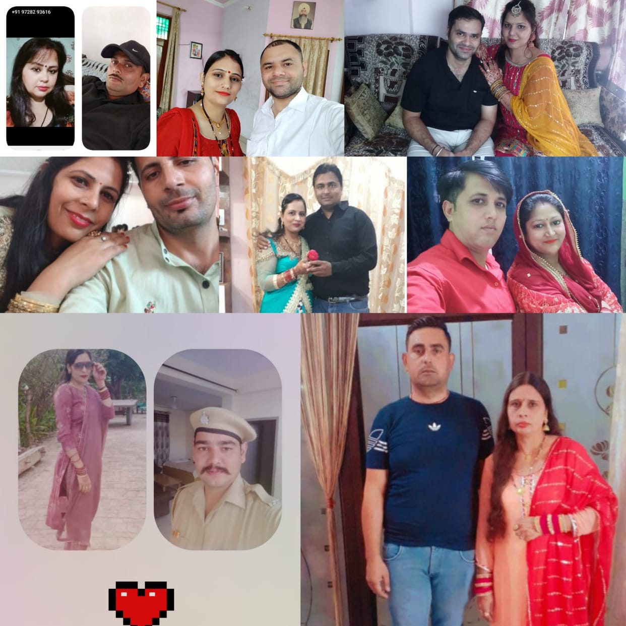 Karvachauth celebrated online in school, Yamunanagar