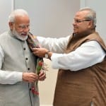 प्रधानमंत्री नरेंद्र मोदी के साथ मेघालय के राज्यपाल सत्यपाल मलिक। (फाइल फोटो)
