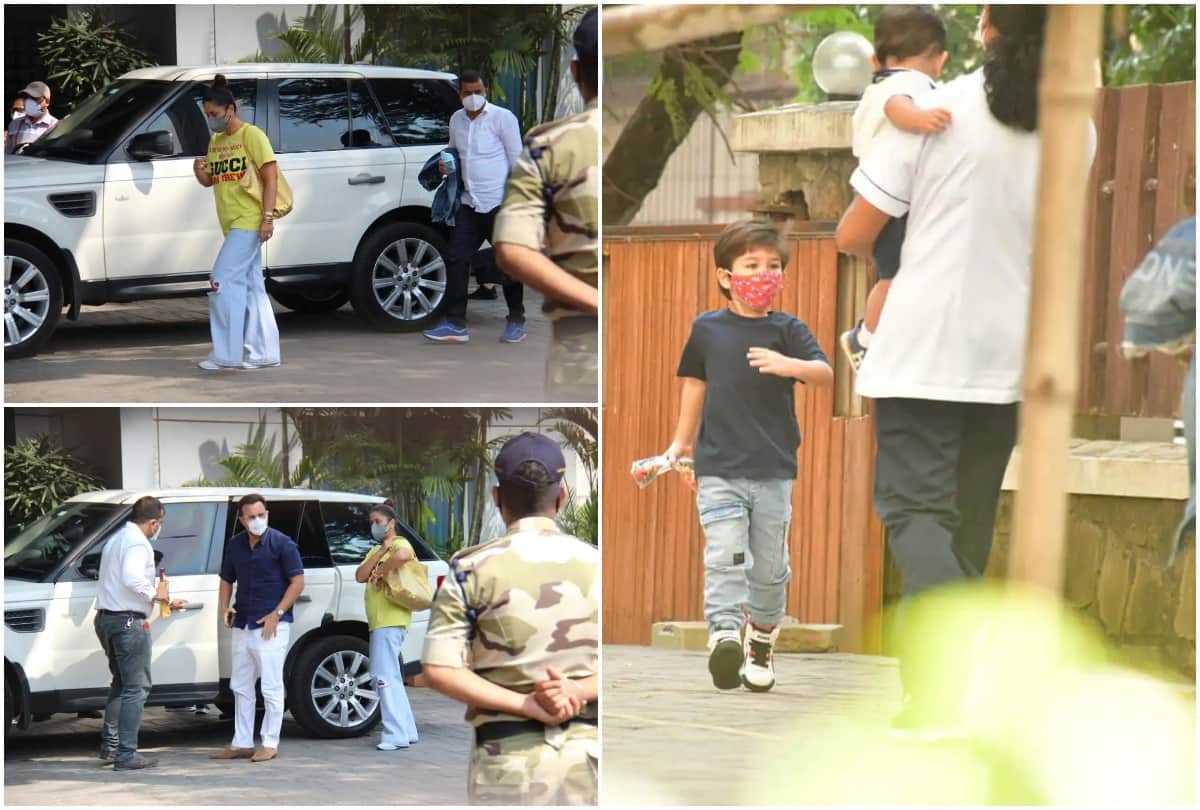 Kareena Saif  Taimur and Jeh head for another family vacation, see pics