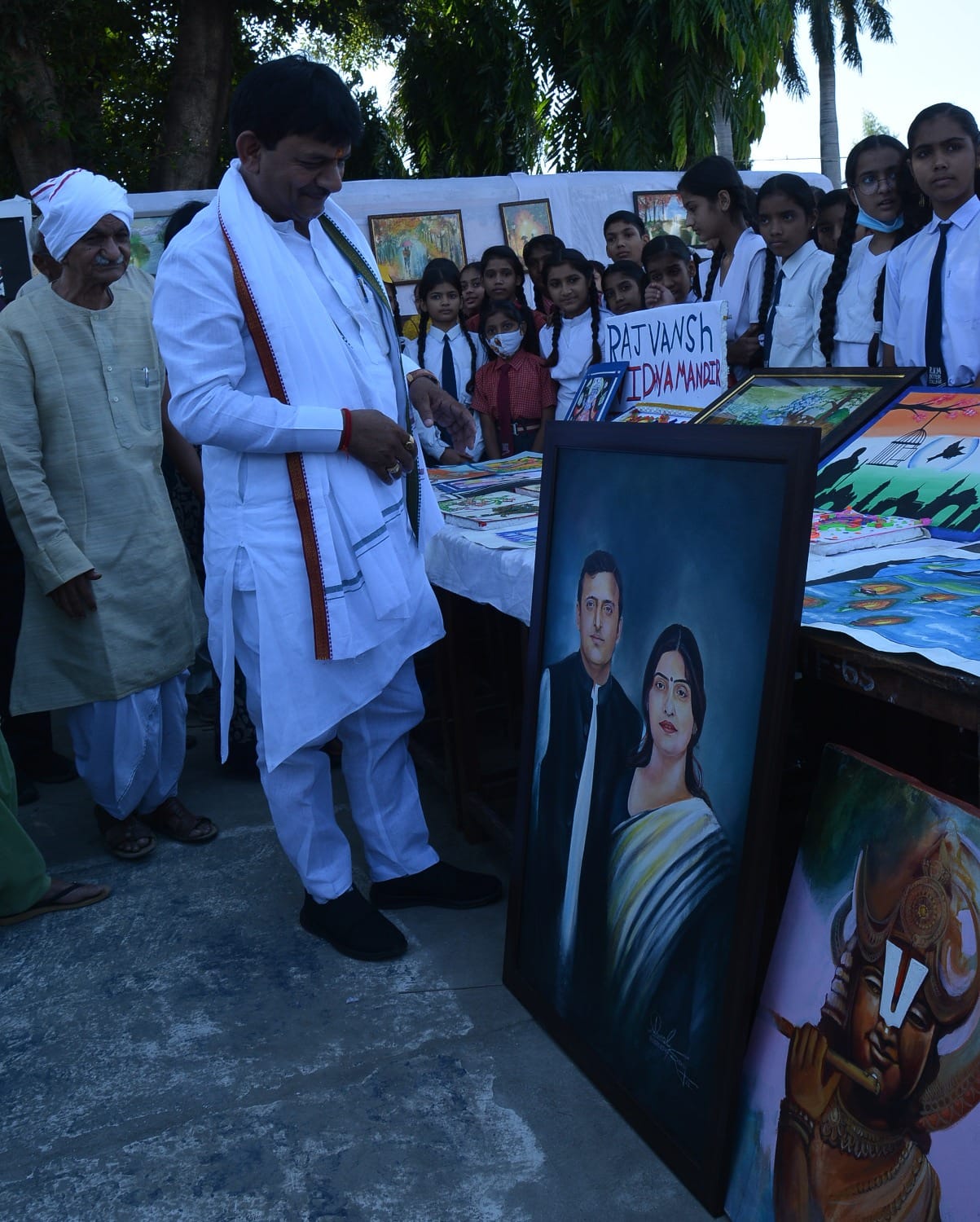The art talent of the students captivated everyone