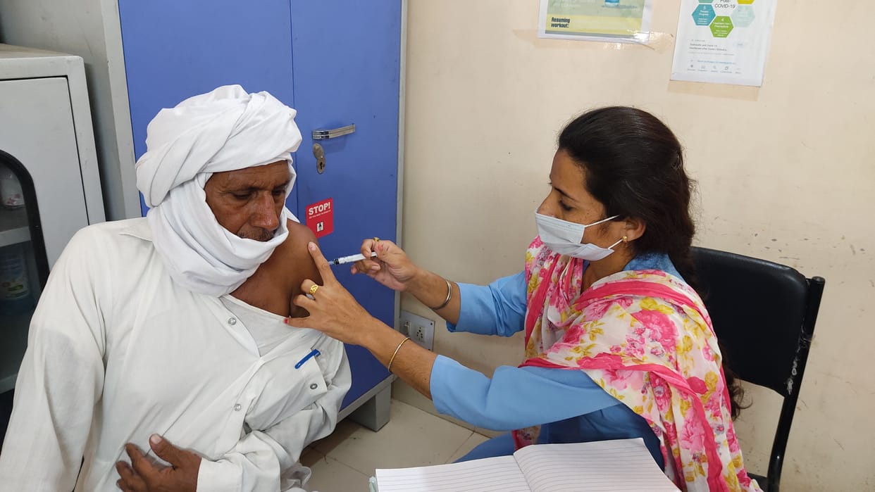 Korana infected not found in the district, 2013 got vaccinated