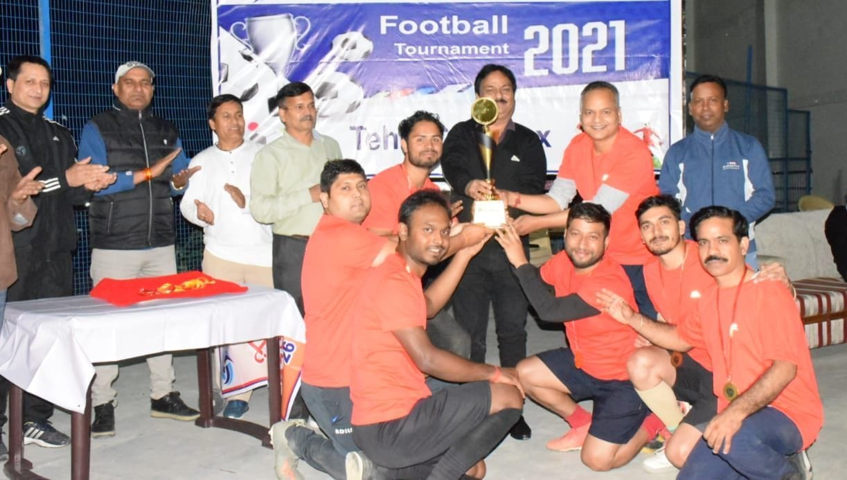 Tehri Falcons won the football tournament