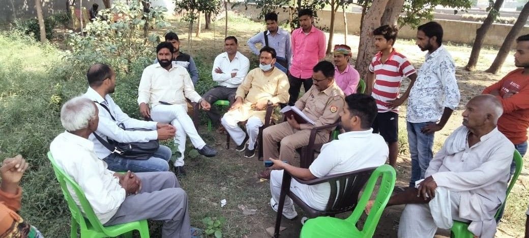 Aligarh: Ambedkar statue damaged in Chamraula, uproar