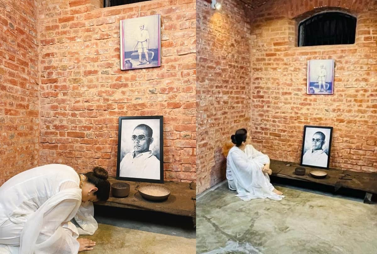 Kangana Ranaut reached Veer Savarkar cell in andaman and nicobar she said  I was shaken to the core