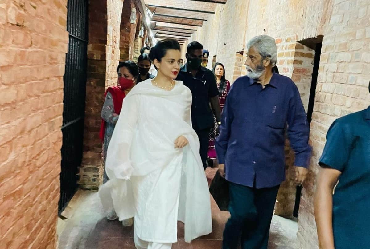 Kangana Ranaut reached Veer Savarkar cell in andaman and nicobar she said  I was shaken to the core