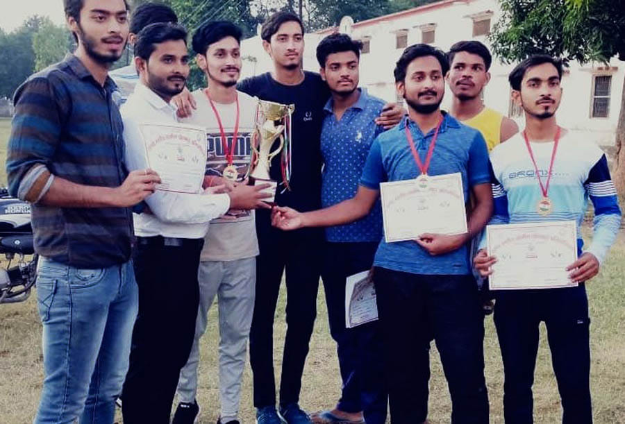 Block level sports competition on the grounds of Gandhi Inter College