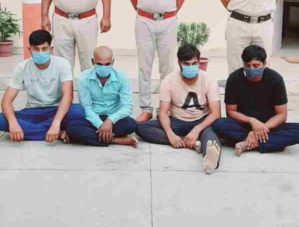 Four accused arrested in truck robbery case, taken on remand