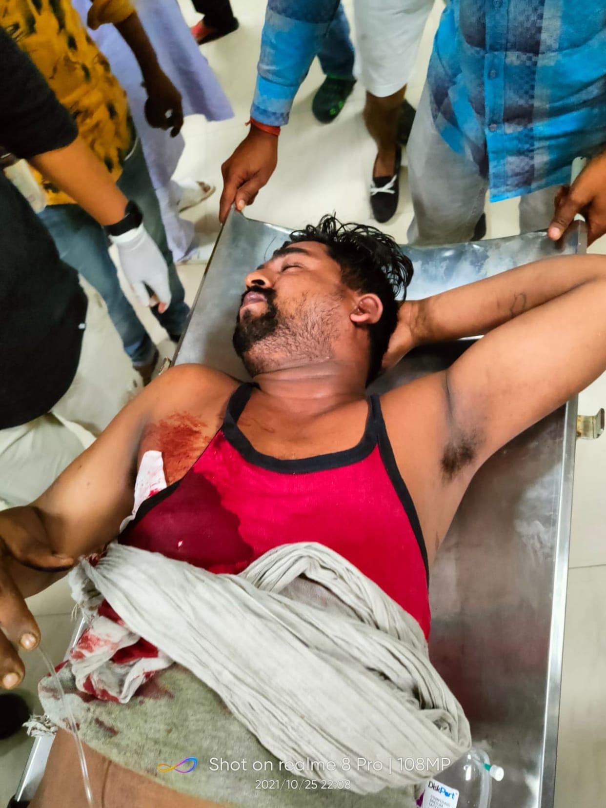 When stopped from drinking alcohol at the dhaba, he was shot