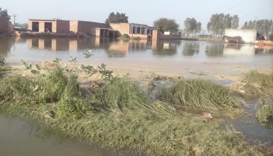 Mamaur lake overflowed due to unseasonal rain