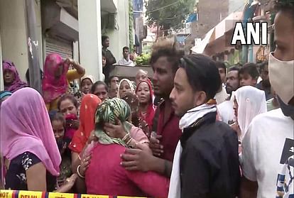 four person found dead after a fire broke out at top floor of three-storey building in old seemapuri area