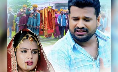 Bhojpuri: Ritesh Pandey's song 'Doli Roka Ho Kahar' will bring tears to eyes, have you seen?