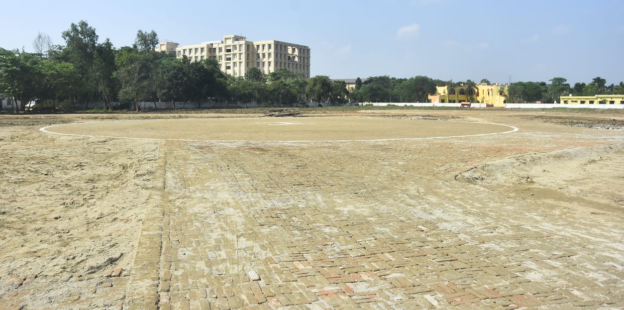 BSA ground becomes safe from mud, waterlogging