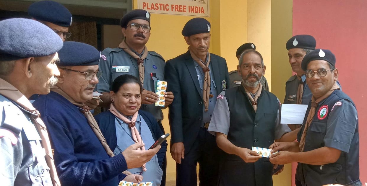 Mahabir Prasad became an international instructor in Scouting