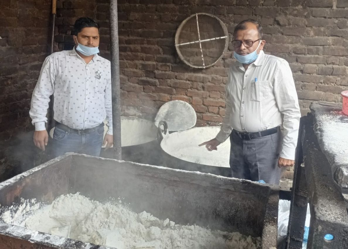 Food department conducted raids across the district, compiled 10 samples of food items