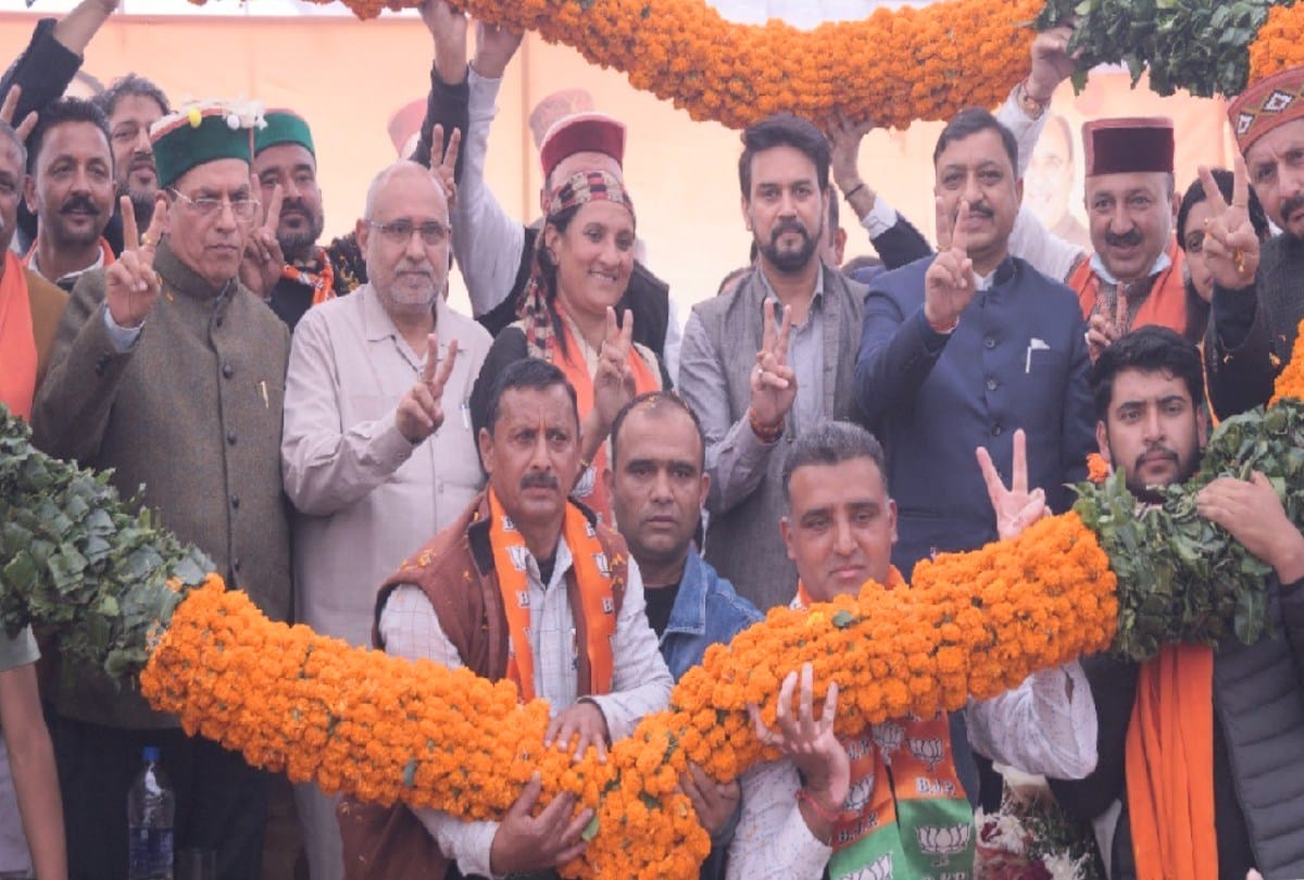 Politics: Anurag Thakur said - Congress leaders always showed their back to the public, what will they support?