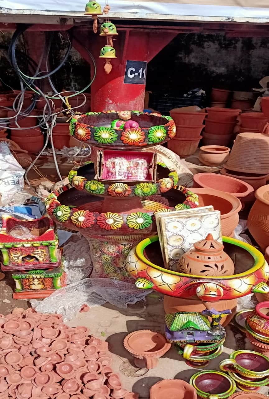 diwali 2021: clay products trend increasing, see photos
