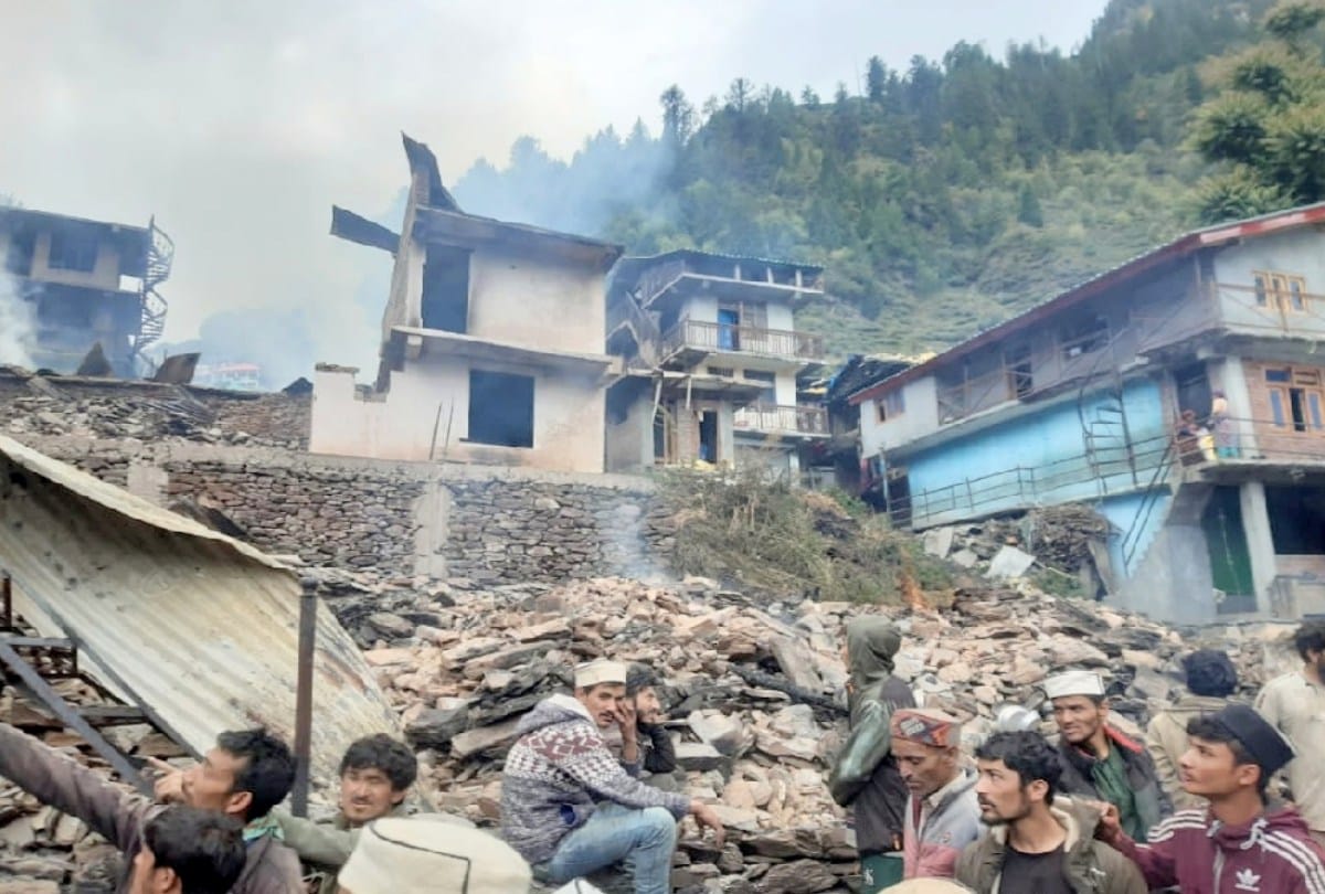 malana village fire: The houses turned into a heap of ashes before the eyes, the flames kept rising till the morning
