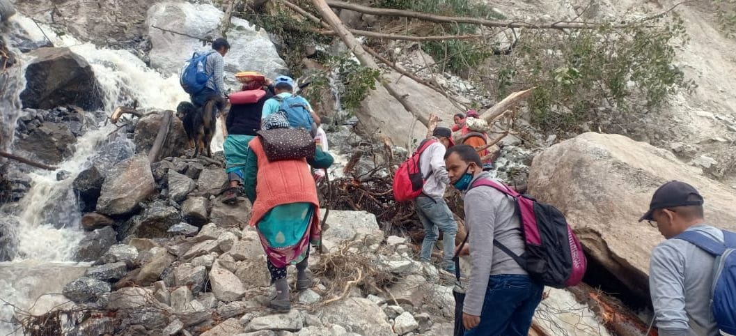 No Path or Roads in Darama Vally