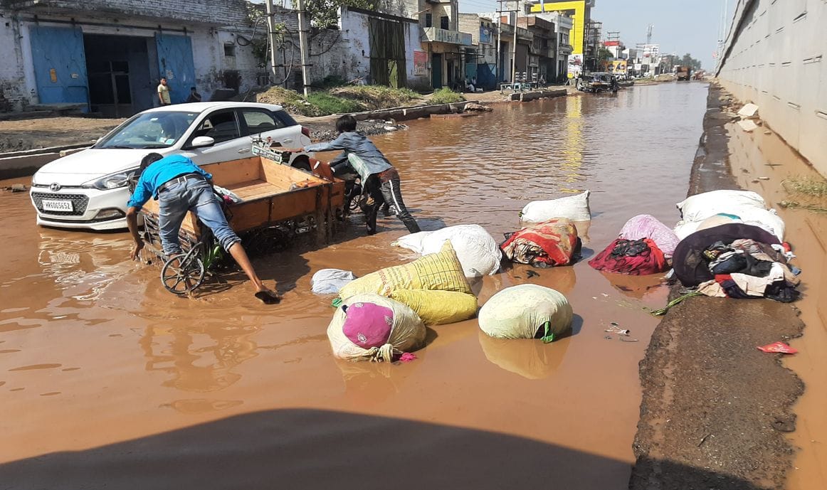 7th October also passed, road construction not started