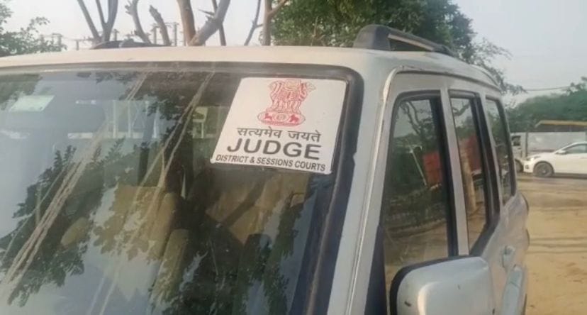 Judge's sticker attached Scorpio seized, case registered