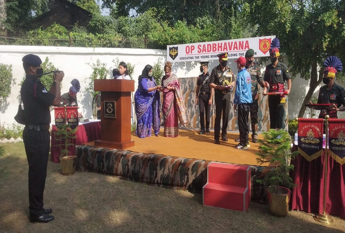 indian army will bear the cost of education to 12 students of jammu and kashmir