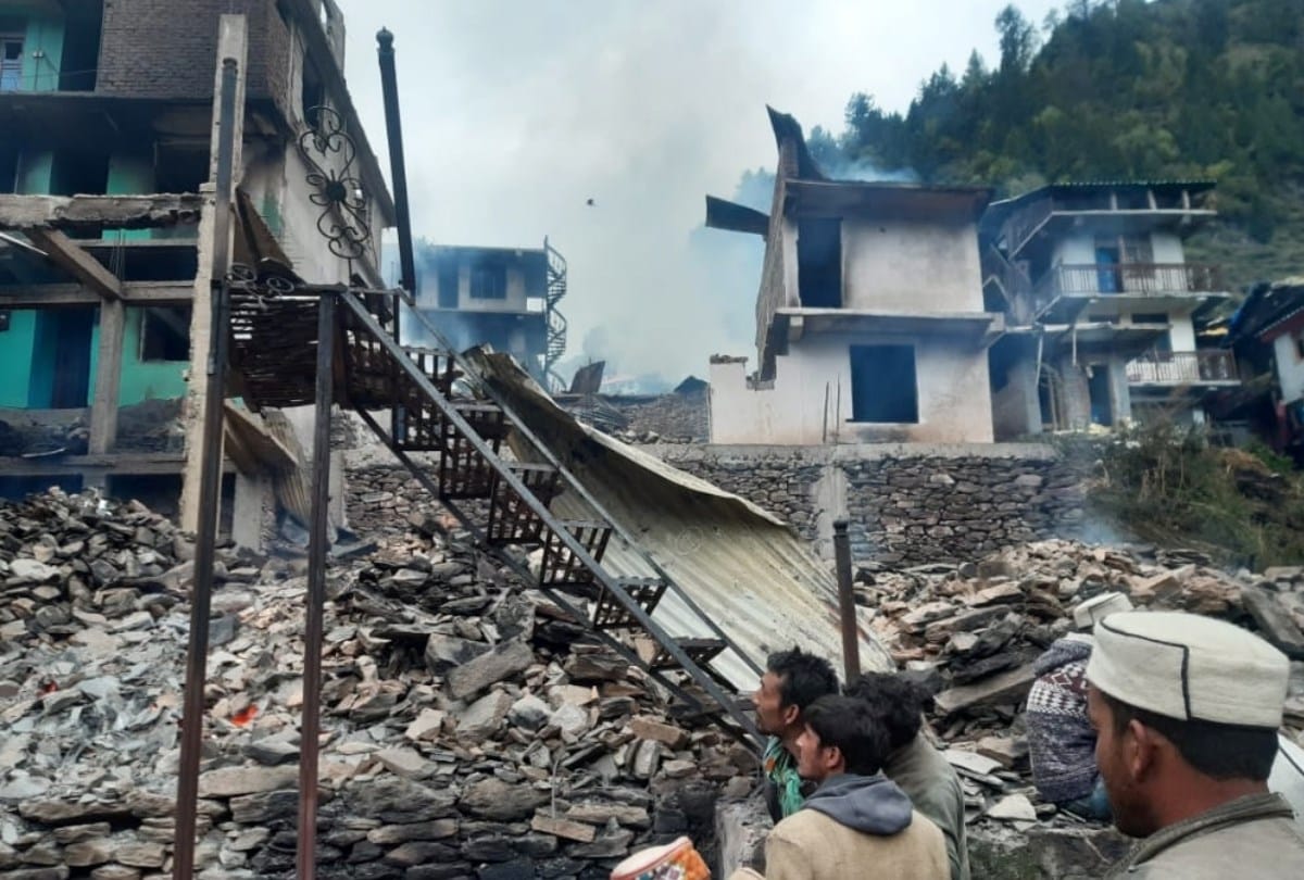 kullu malana fire news: 16 houses gutted in fire in malana kullu himachal pradesh