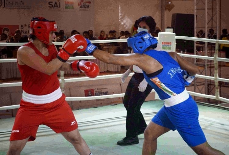 Railways won five and Haryana won four gold medal In the fifth elite national womens boxing competition