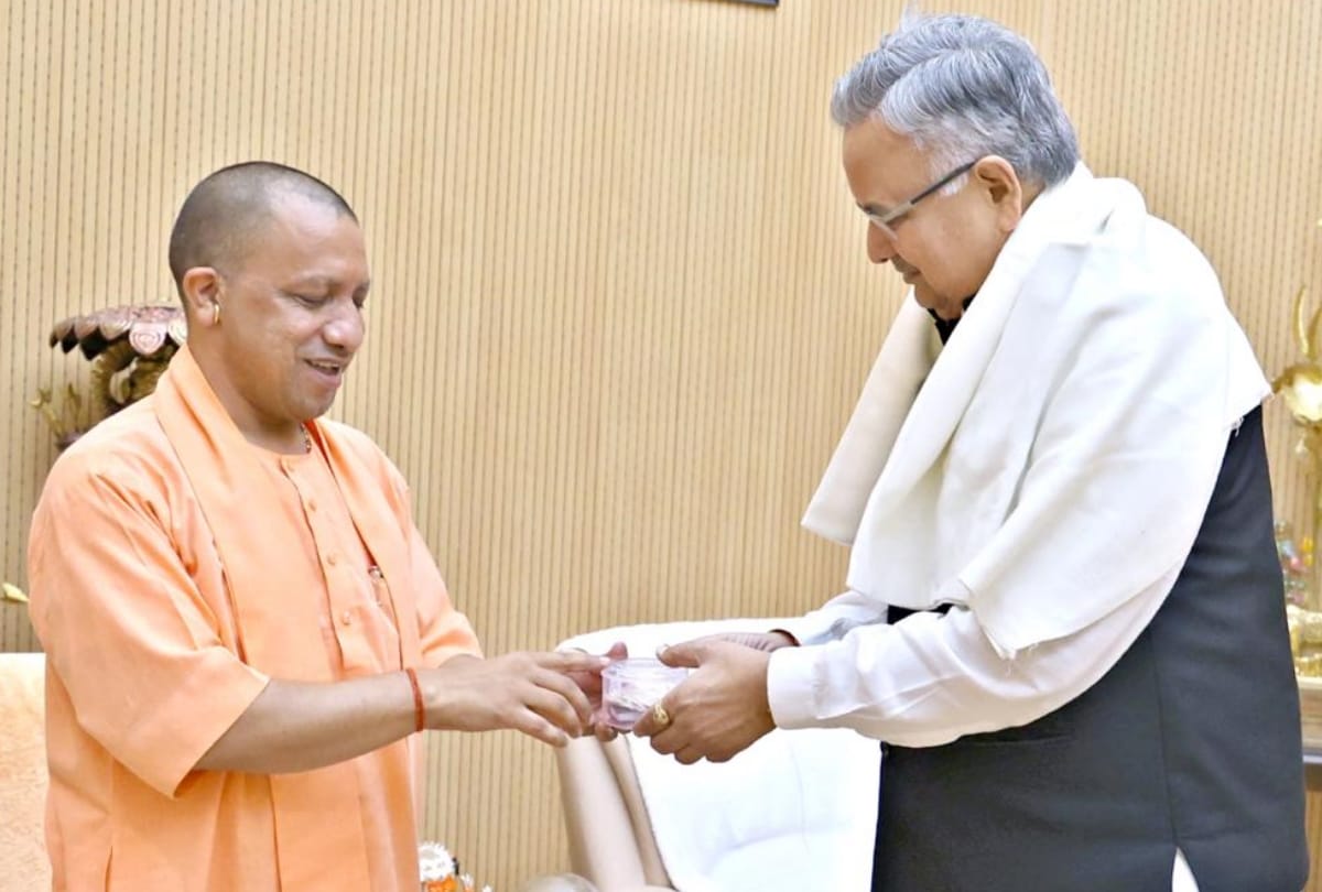 raman singh meets to CM Yogi Adityanath.