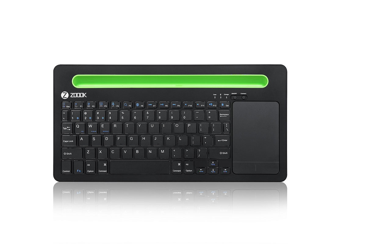 Zoook Introduces Fingerpad Bluetooth Powered Multi Device Keyboard With