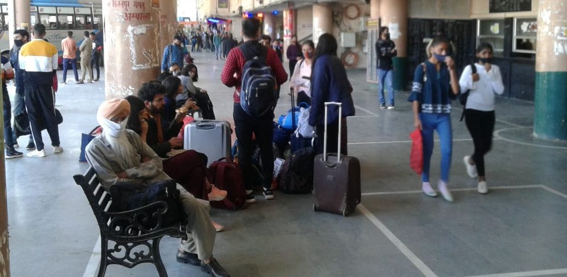 Buses went on election duty, passengers went on foot