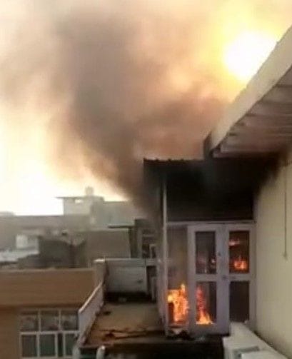 Hathras: Fire breaks out in city's nursing home, chaos ensues