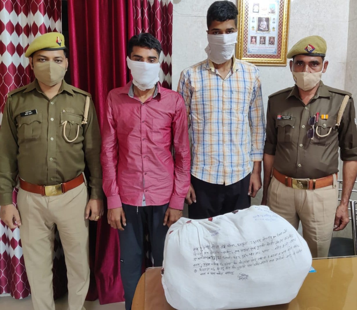 Firecrackers recovered from RLD's district vice president's house